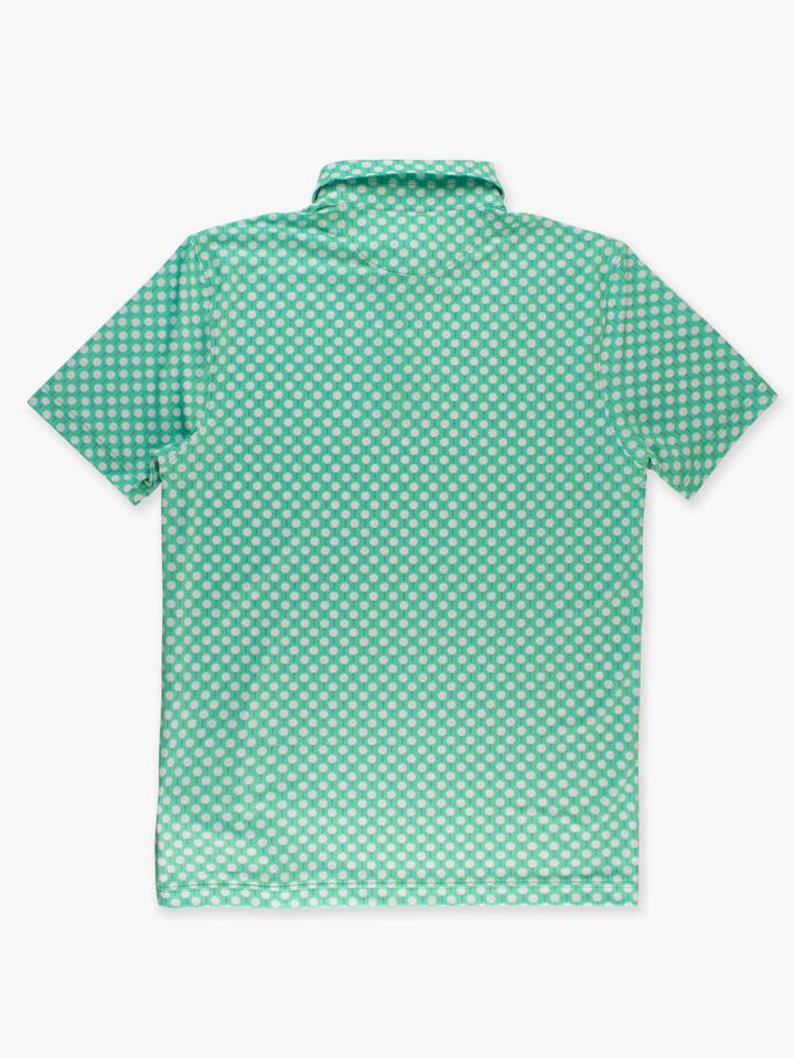Green Men's Tiny Tee Time Golf Knit Short Sleeve Performance Polo
for wholesale on Faire9