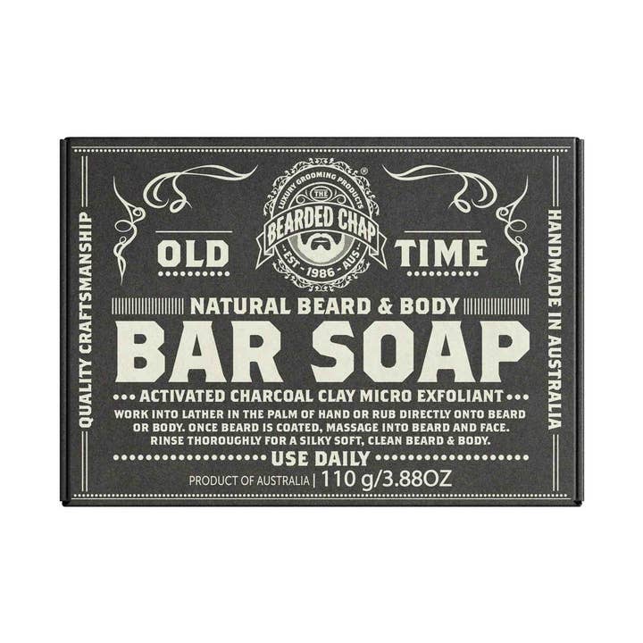 Activated Charcoal & Clay Beard & Body Bar Soap for wholesale by The Bearded ChapĀ®