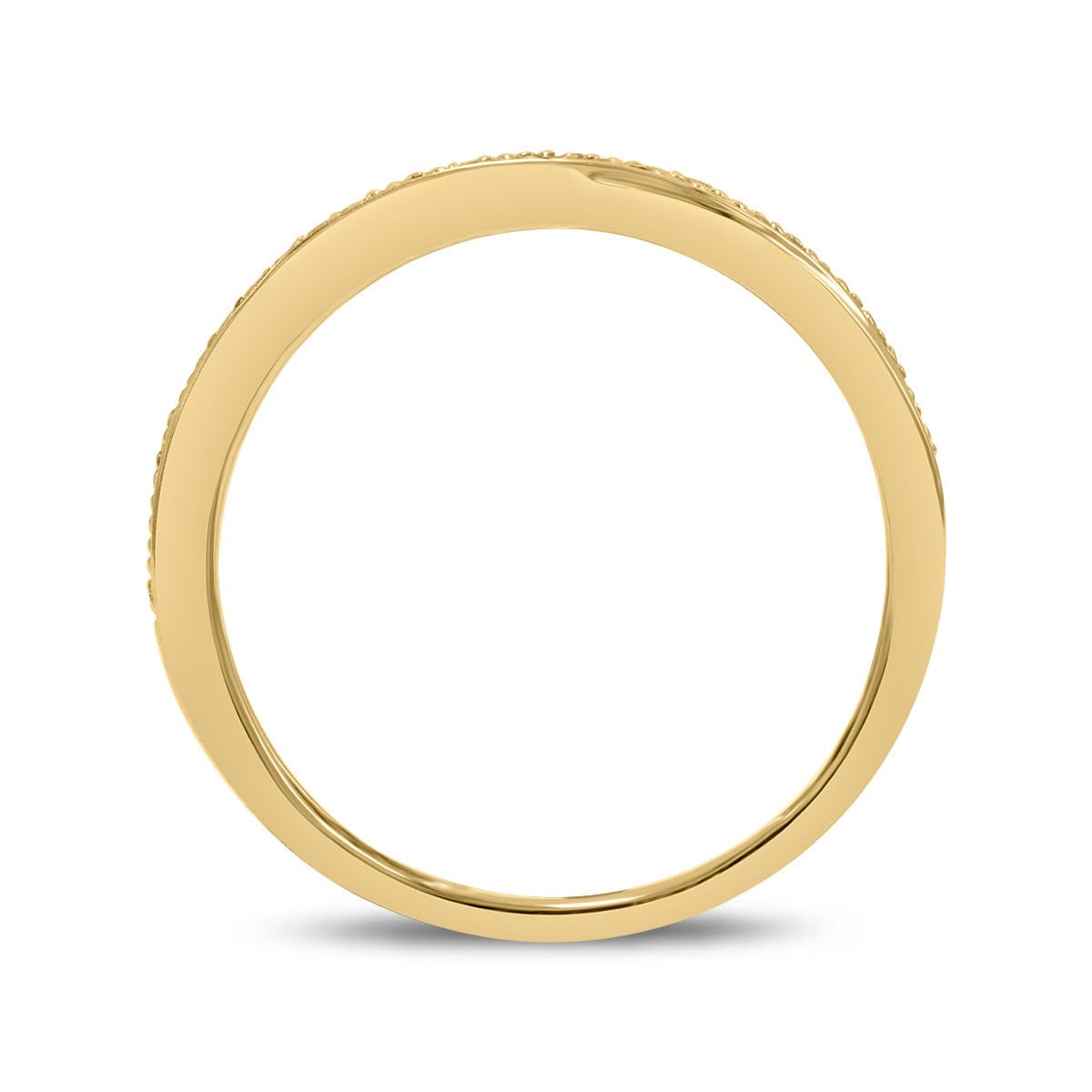 TimeLe$$ Classics – Anel de casamento por atacado – Aliança de casamento de diamante 0.25 CTTW para mulher em ouro 14K4