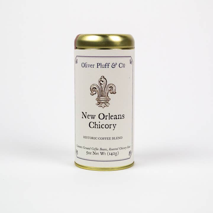 Oliver Pluff & Company - Wholesale Ground Coffee - New Orleans Chicory Blend Coffee Tin