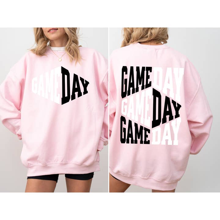 Refinery Number One LLC – Camisola gráfica - Mulher por atacado – Camisola Desportiva Taseira de Futebol Frente e Verso para o Dia do Jogo1