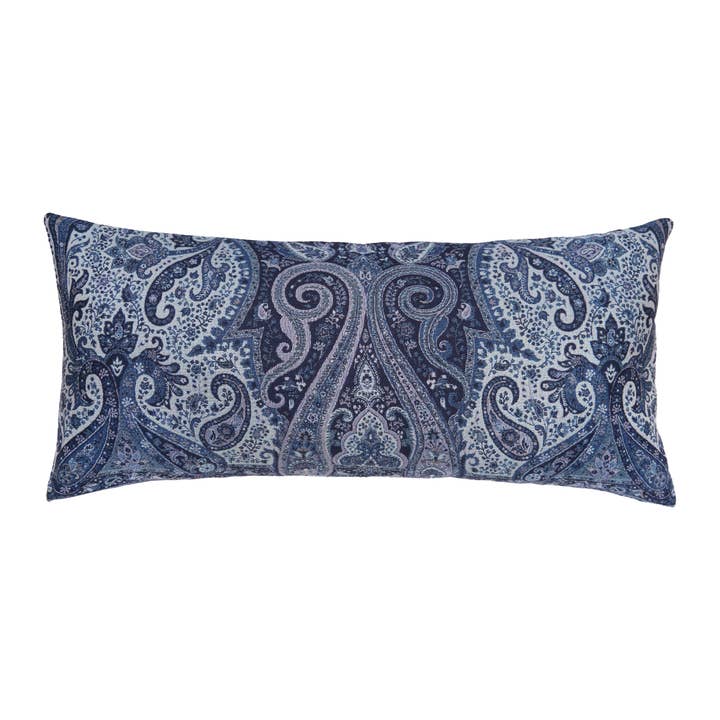 Suman Schlafkissen mit Paisleymuster, 35", Marineblau für den Großhandel von ELISABETH YORK