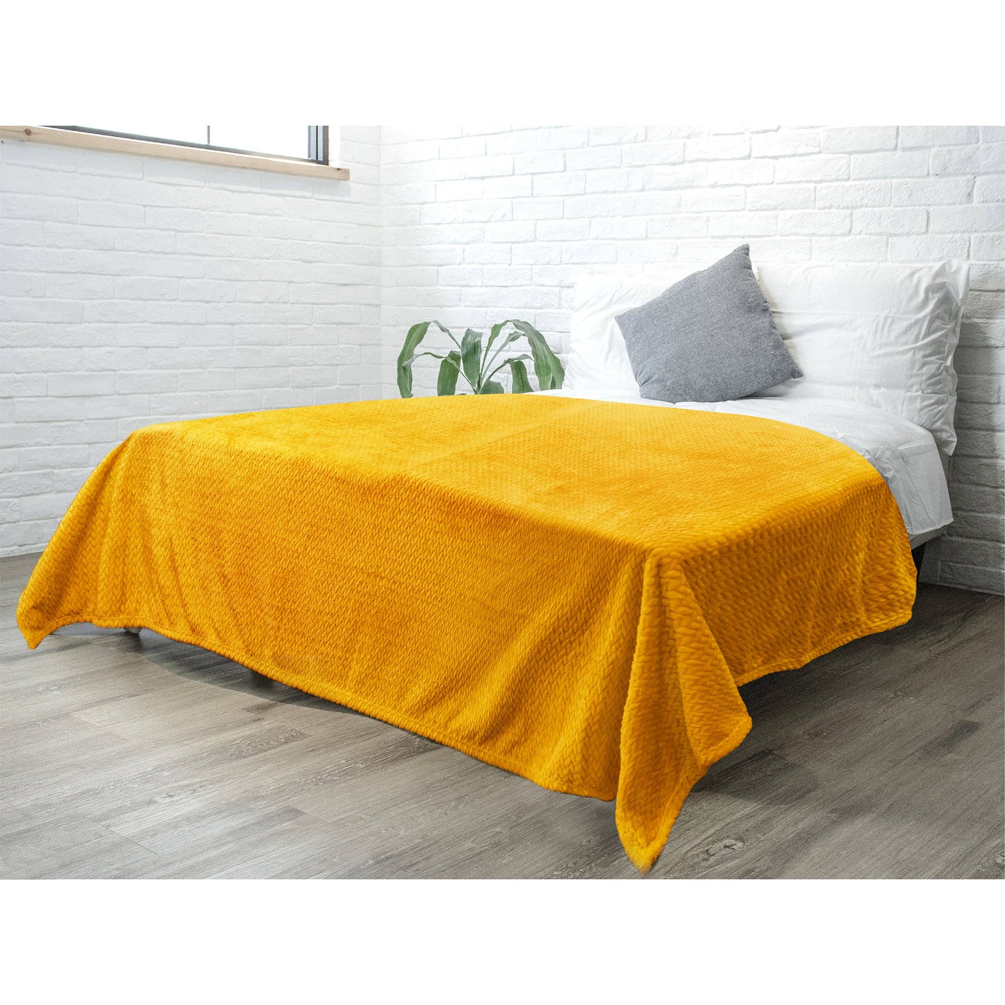 Pavilia – Manta para sofá por atacado – Cobertor de fleece texturizado com estampa de folhas31