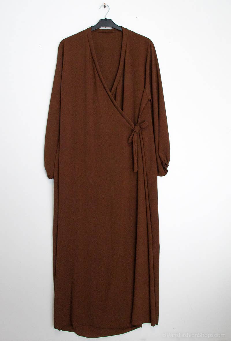 IDEAL OUTFIT - Vente Robe – femme - Robe abaya porte feuille ref:2372jazz39