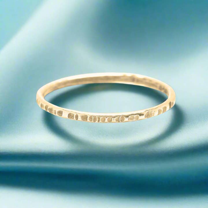 J + I Jewelry - Wholesale Band/Stacked Ring - Gilded Lined Stacker