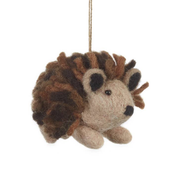 Handmade Felt Thea the Hedgehog Hanging Decoration Handmade Felt Thea the Hedgehog Hanging Decoration