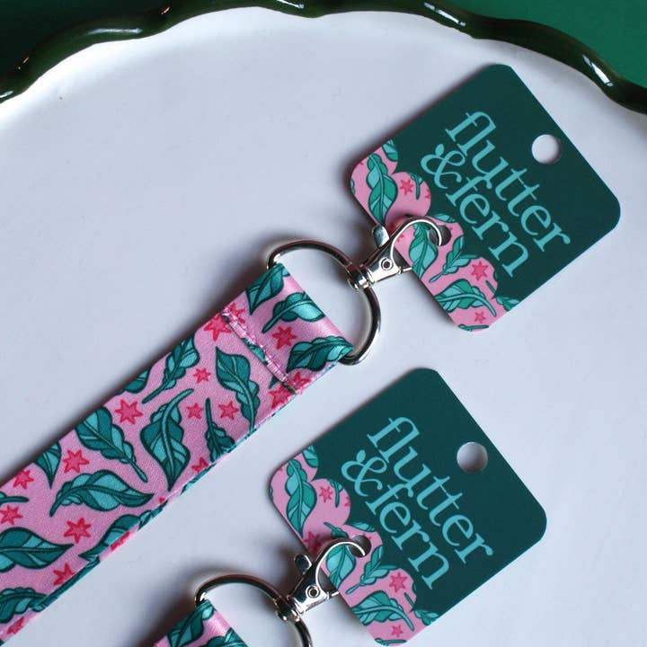 Flutter & Fern – wholesale Lanyard – Women’s – Leaves - Lanyard3