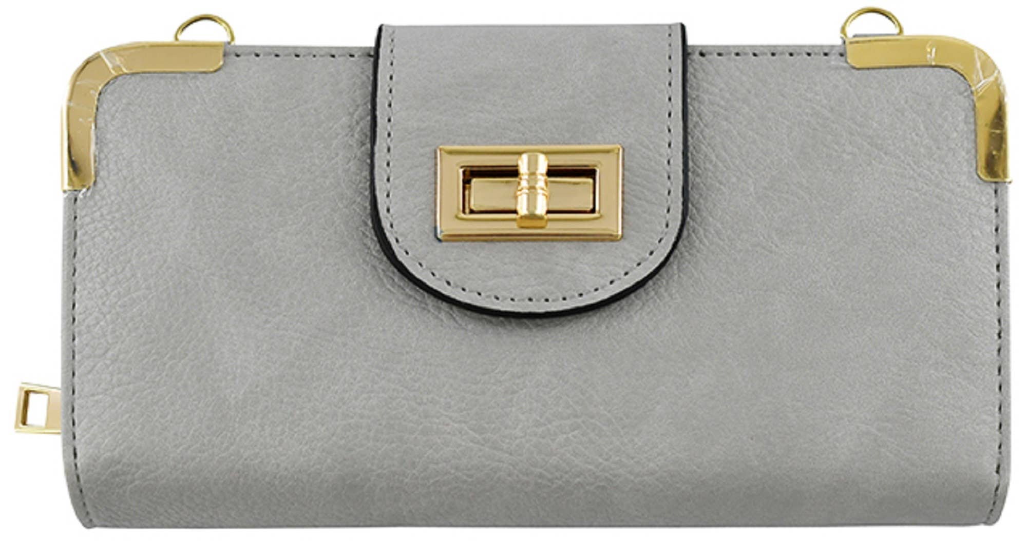 MiMi Wholesale - Wholesale Crossbody Bag - Women's - AD041 Turn Lock Crossbody Wallet10