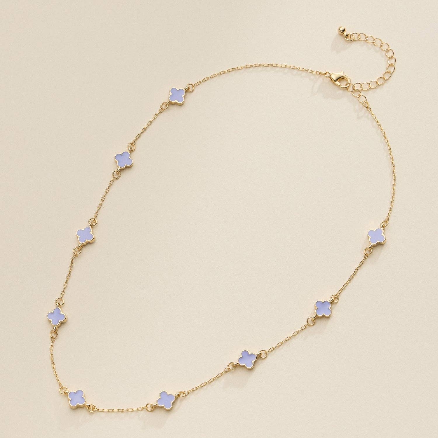 Lilla Haven - Wholesale Pendant/Charm Necklace - Gold Charm Necklace with Enamel Accents Elegant Minimalist Jewelry9