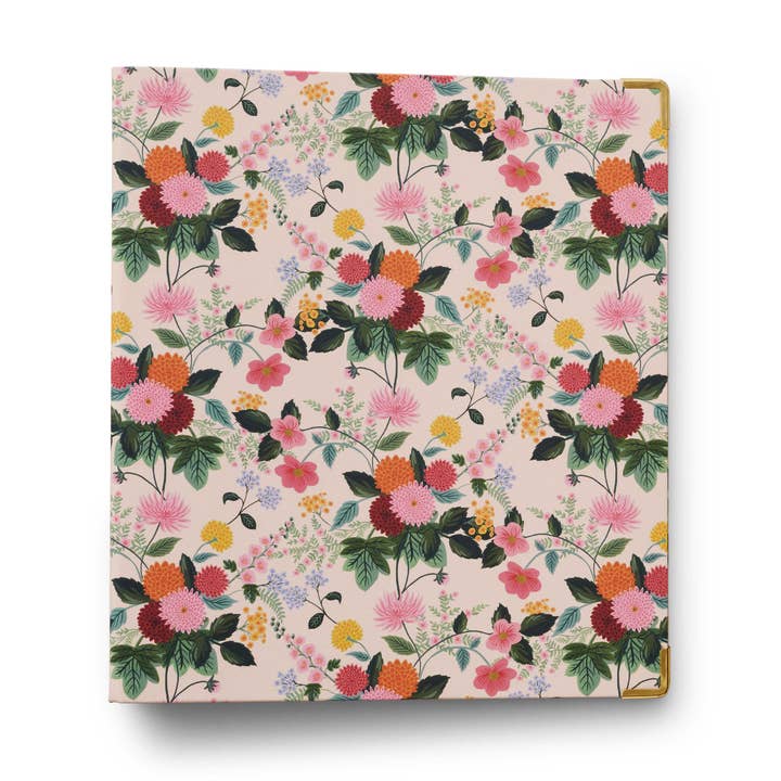 Rifle Paper Co. - Wholesale Binder - Dahlia Classic Binder