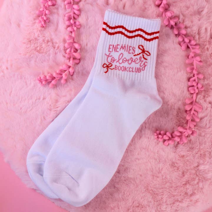 Enemies to Lovers Socks for Readers and Book Lovers for wholesale by Miessol