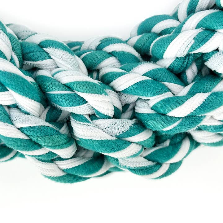 HugglePets – wholesale Pet toy – Dog – HugglePets Recycled T-Shirt Ring Dog Toy1