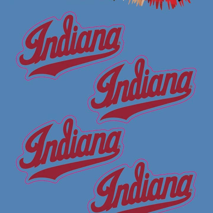 Indiana Game Faces® Temporary Tattoos for wholesale by Fanapeel / Gamefaces