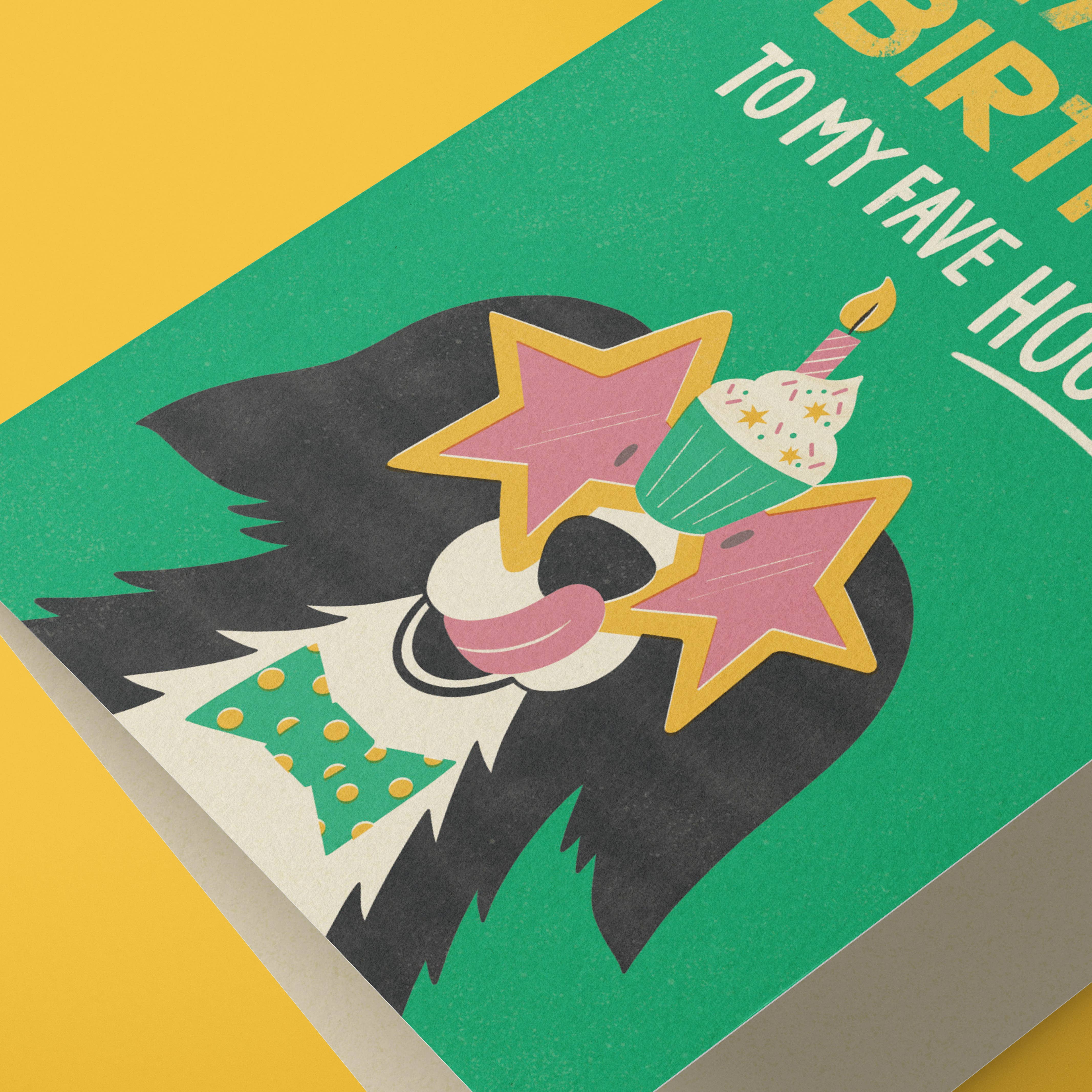 Bird & Co Studio - Wholesale Birthday Card - Birthday Dog | Funny Party Collie Greeting Card2