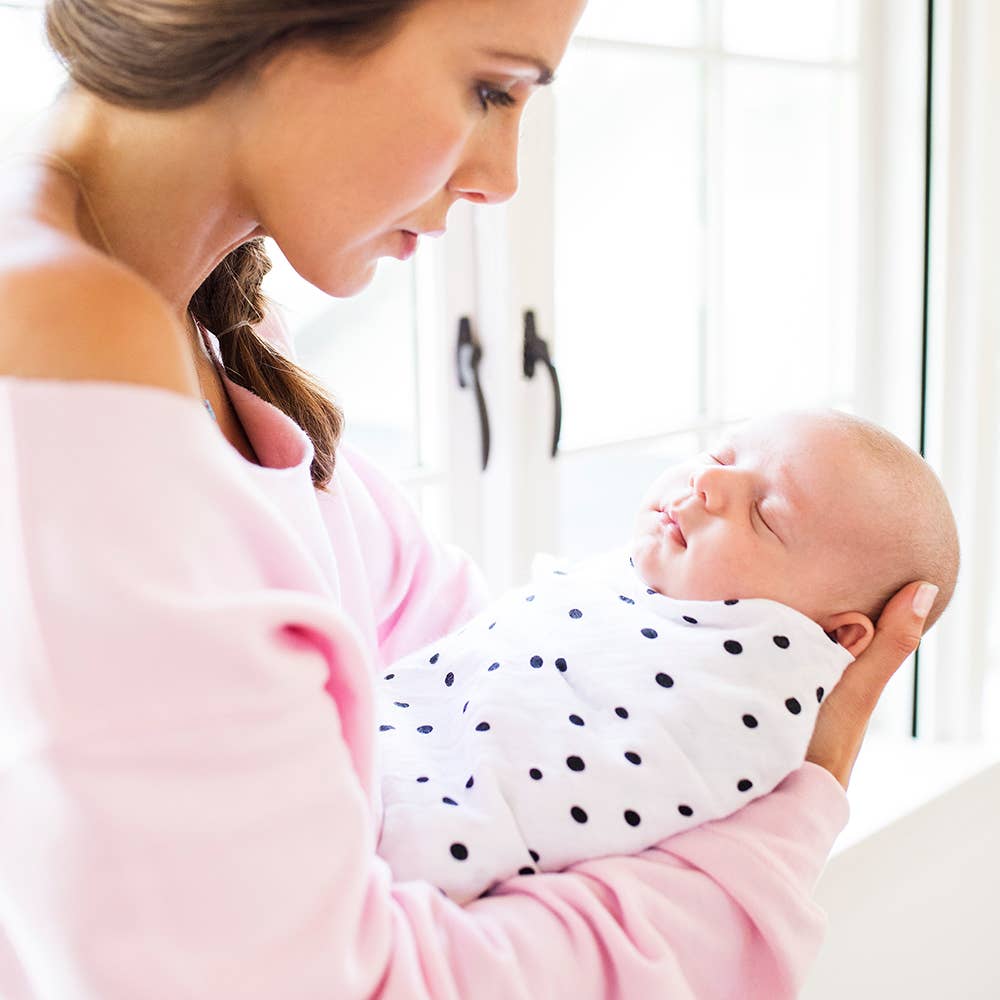 Bebe au Lait - Wholesale Swaddle Set - Baby - Saguaro + Dottie Oh-So-Soft Muslin Swaddle Blanket Set5