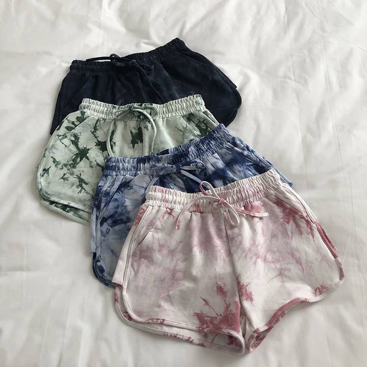 Rosa Clothing - Wholesale Shorts - Women's - Viral trendy Tie-Dye Camo athletic short