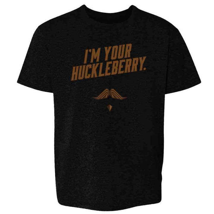 Pop Threads – wholesale Screen-printed t-shirt – Kids – Im Your Huckleberry Western Quote Funny Vintage Kids & Youth Tee