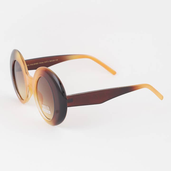 MIX Polarized Bulky Round Sunglasses for wholesale on Faire4