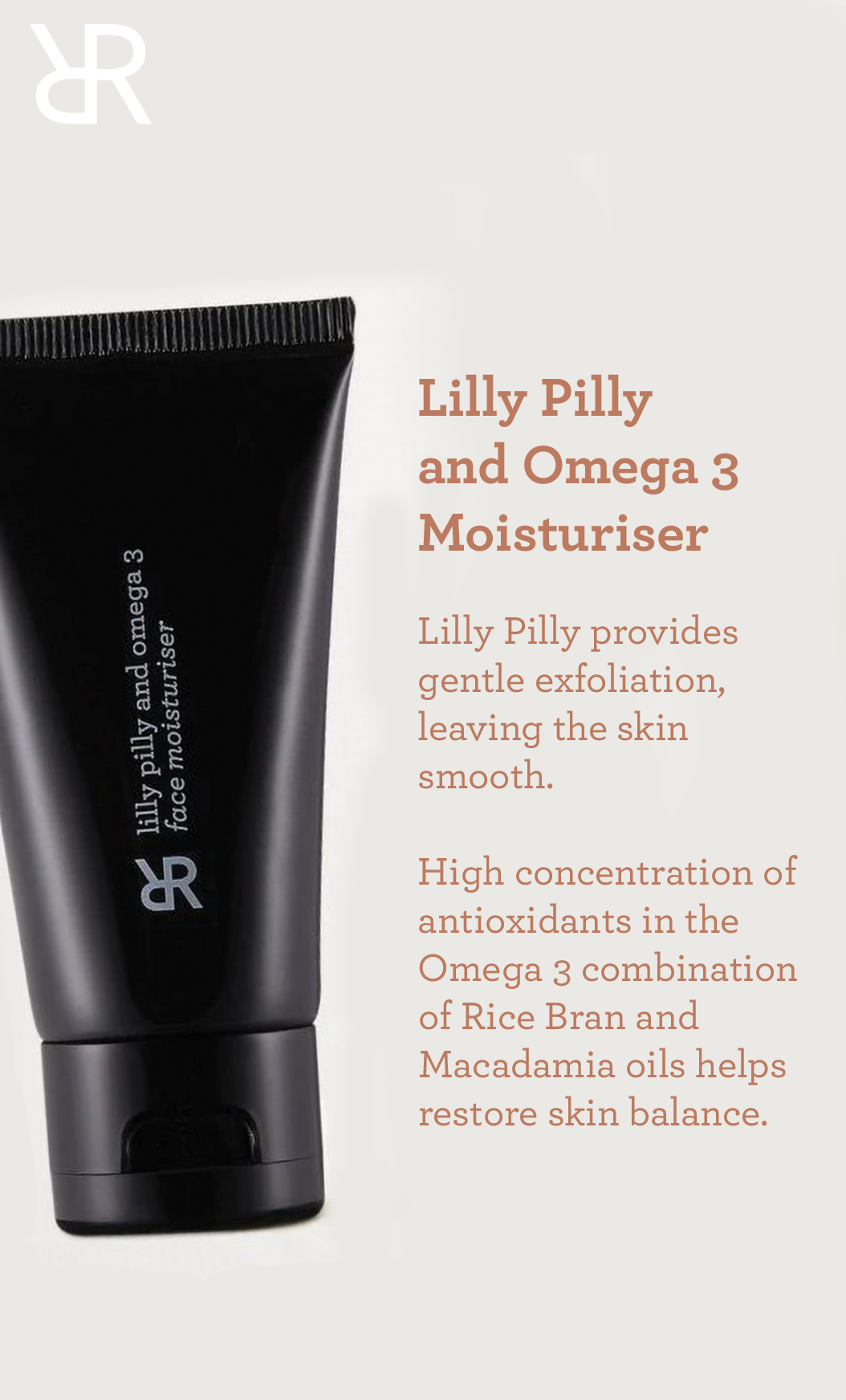 Rohr Remedy – wholesale Facial moisturiser – Lilly Pilly And Omega 3 Moisturiser7