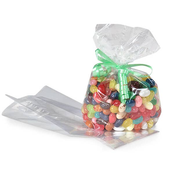 Clear 1.2 Mil Gusset Cellophane Bags for wholesale on Faire