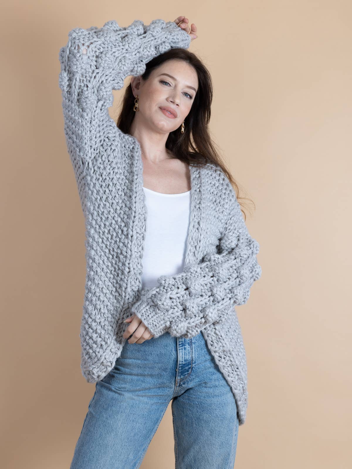 SAACHI - Wholesale Cardigan - Dames - Gebreid vest met snuistermouwen15