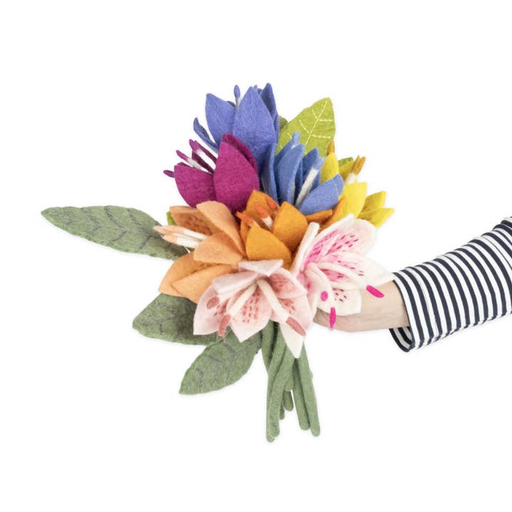 Global Goods Partners - Wholesale Artificial Flowers - Felt Stargazer Lily Flower14