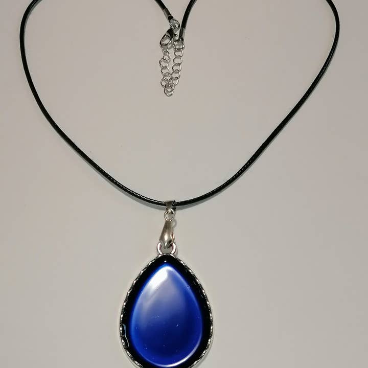 Conjunto plata azul oscuro para venta al por mayor de Blue Moon Bijoux