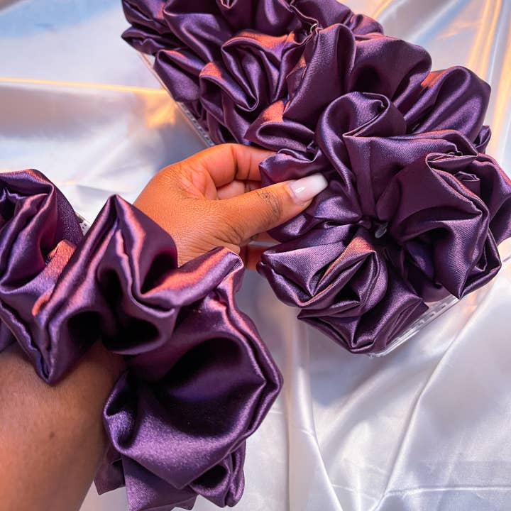 Asantewaa - Wholesale Scrunchie - Women's - Lili XL Satin Scrunchie1