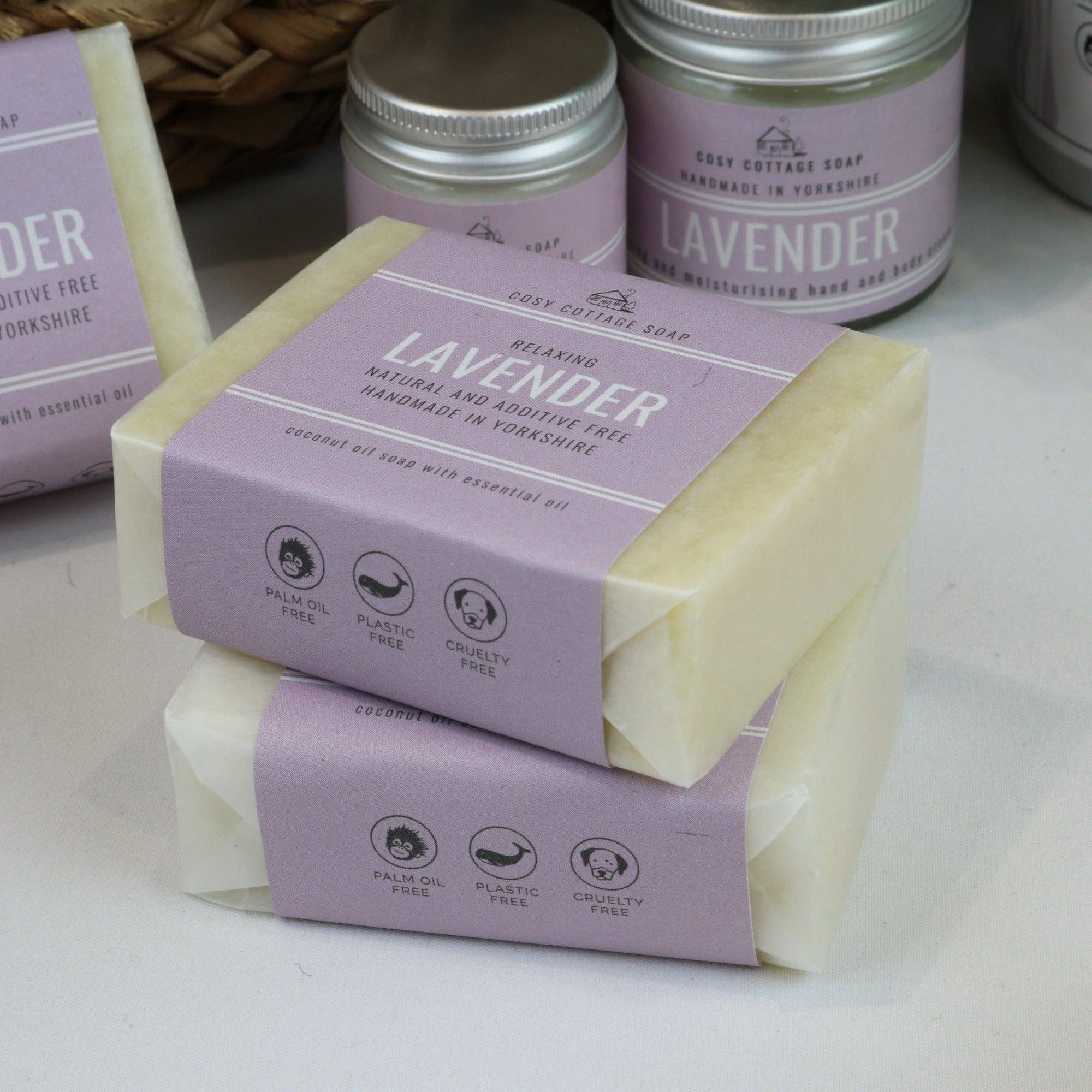 Cosy Cottage Soap – wholesale Bar Soap – Handmade Lavender Soap1