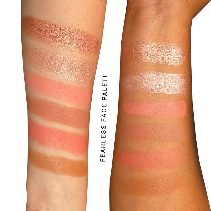 Rude Cosmetics – wholesale Face make-up palette – Fearless Face Palette3