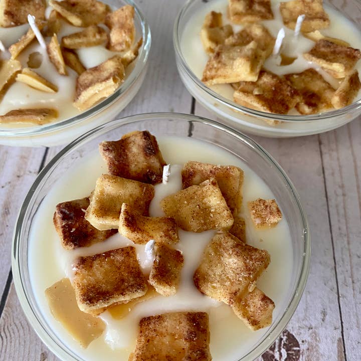 Wild Child Studio Co - Wholesale Jar/Filled Candle - Cinnamon Toast Crunch Cereal Bowl Candle
