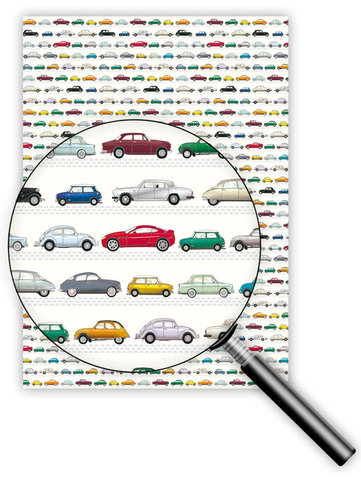 Cars, wrapping paper, 5883 for wholesale by Acte tre US/UK