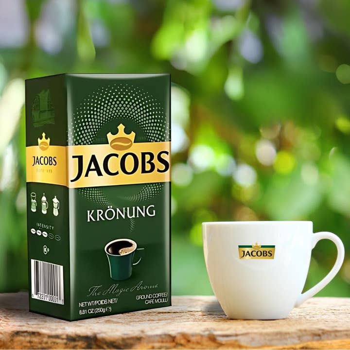 Enjoy Better Coffee & Tea - Wholesale Ground Coffee - Jacobs Kronung Ground Coffee 8.8oz/250g