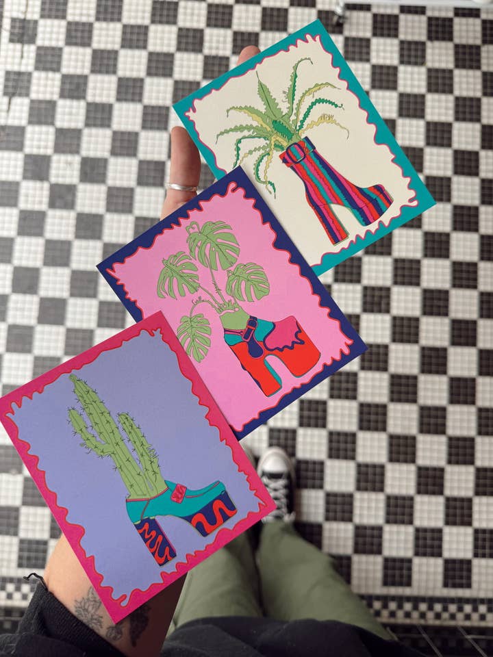 Cartes postales Plates-formes + Plantes pour la vente par Call Your Mom