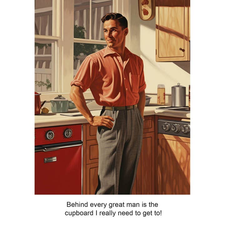 Nelson Line - Wholesale Everyday Greeting Card - Cupboard - 4x6" Kiss Me Kwik Card - KMK2403