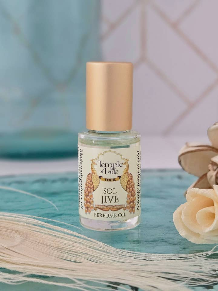 Exotic Perfume Oil Travel | Sol Jive | Oriental Scent for wholesale by Temple of Life Oils & Perfumes