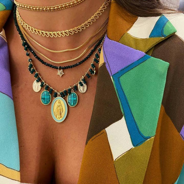 DITTA Alessandra Avallone - Wholesale Pendant/Charm Necklace - Madonna necklace2