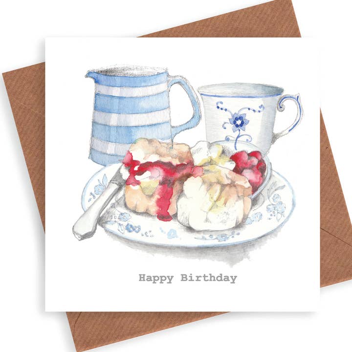 Geburtstagskarte - Kuchenkarte - Kuchen-Geburtstagskarten für den Großhandel von Crumble & Core