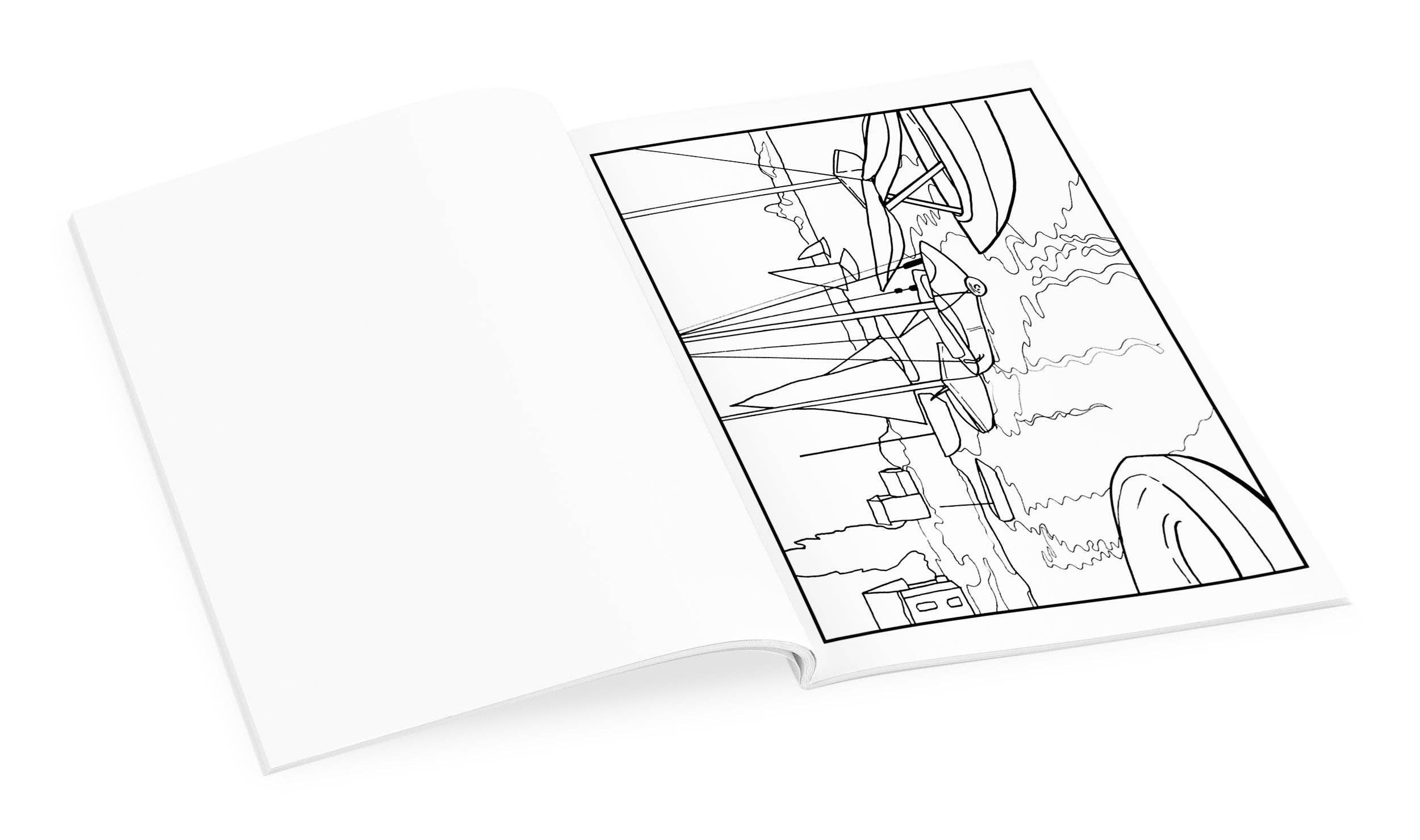 Pomegranate - Wholesale Coloring & Activity Book - Adult - Impressionists on the Water Coloring Book2