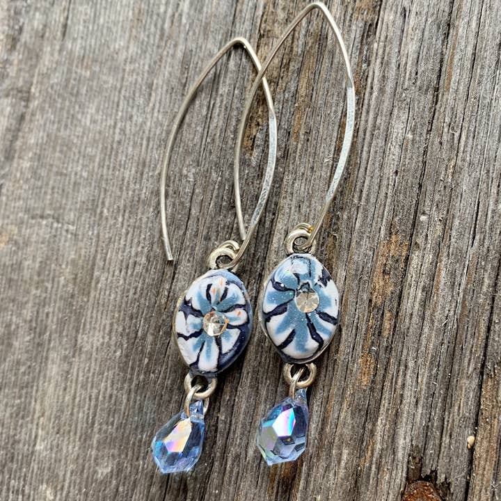 Catie Raymond Designs - Vente Boucles d'oreilles pendantes - Boucles d'oreilles Marquise Classique3