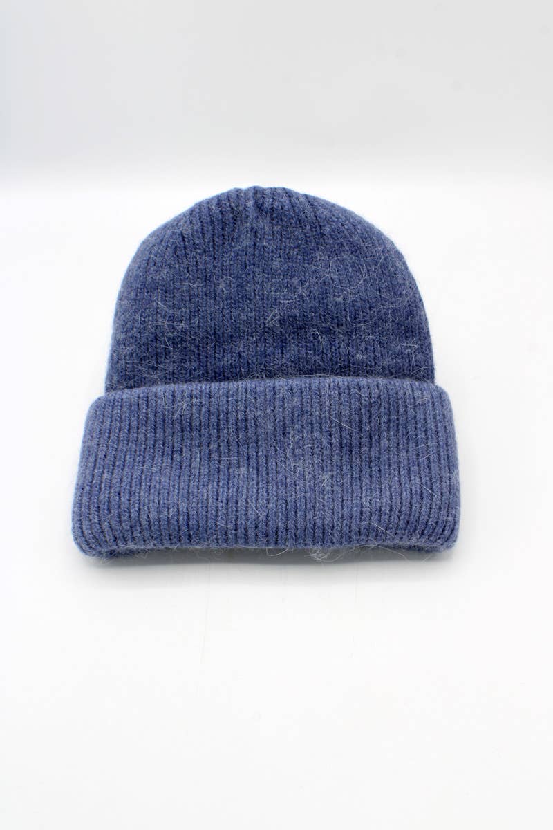 Hologramme Paris - Wholesale Beanie - Men's - Classic plain Angora hat40