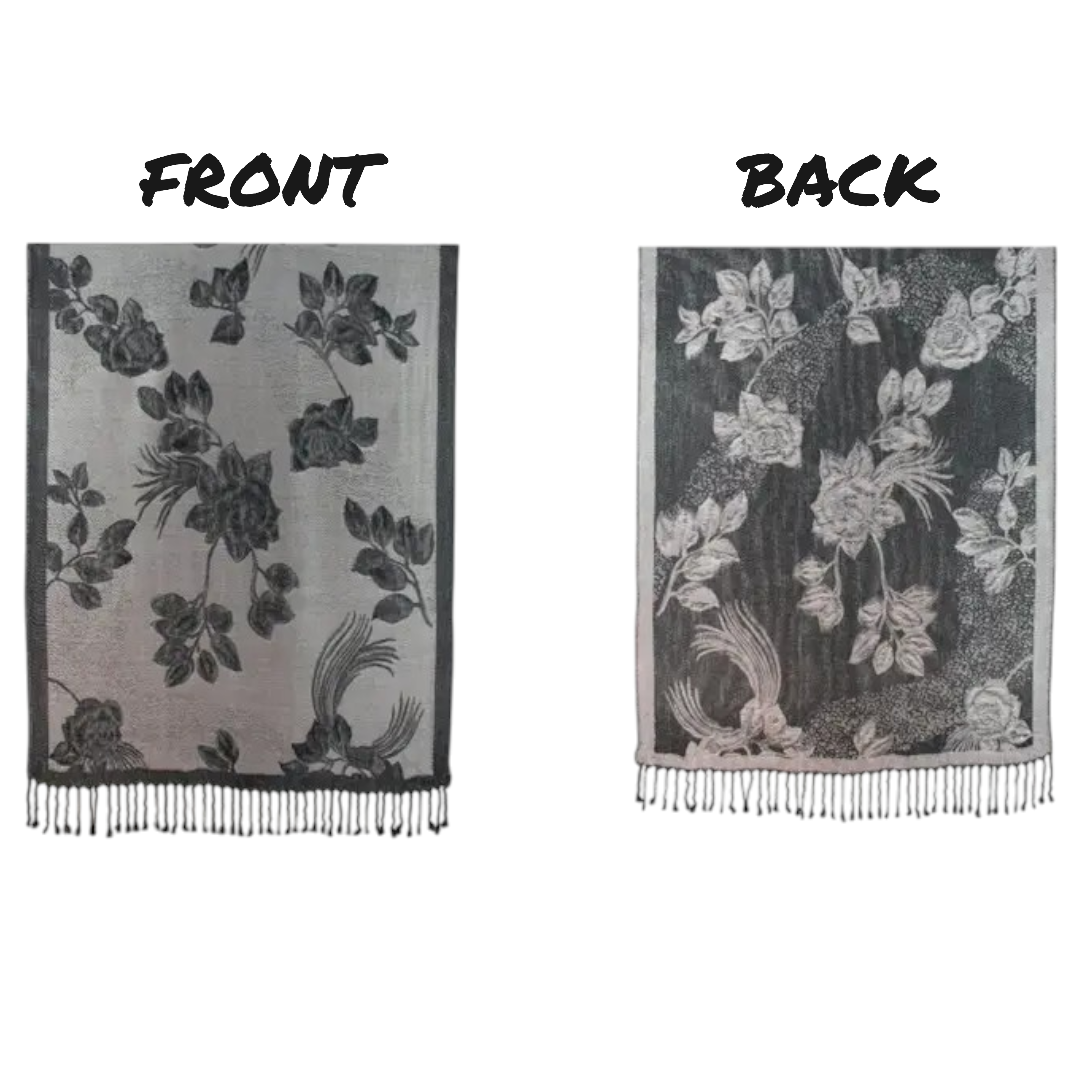 TAPA fashion – wholesale Wrap – Women's – Rose Pashmina RP2025. (12pc)50