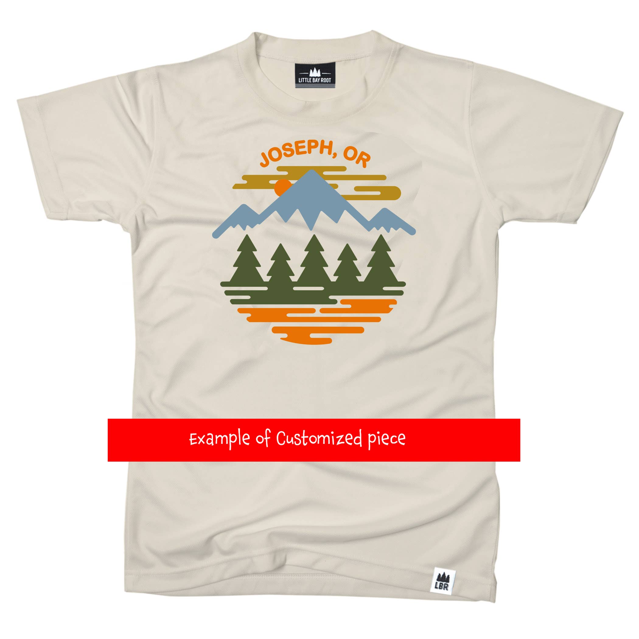 Little Bay Root - Wholesale Screen Printed T-Shirt - Unisex - Oregon Fifty Mountain Ranges Four Seasons | Adult T-Shirt5