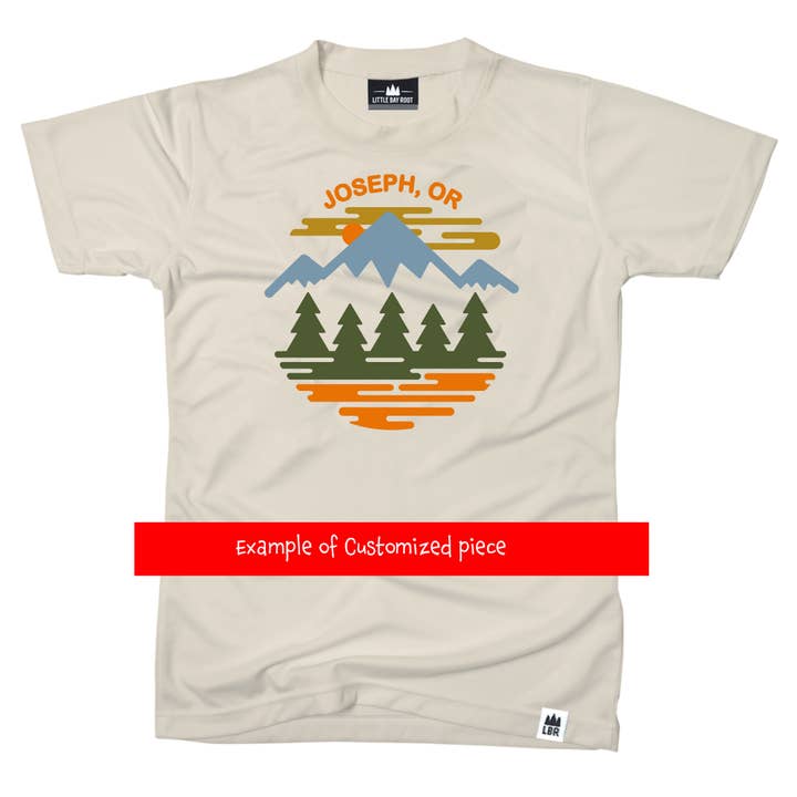 Little Bay Root - Wholesale Screen Printed T-Shirt - Unisex - Oregon Fifty Mountain Ranges Four Seasons | Adult T-Shirt5