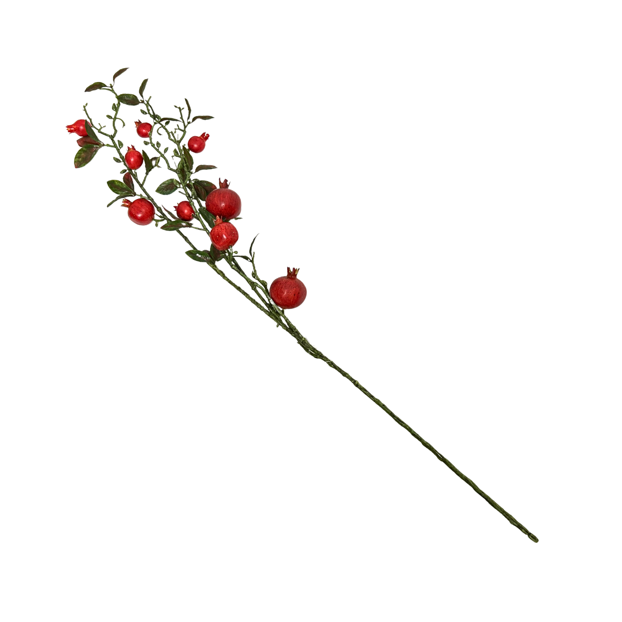 Jacobson - Wholesale Christmas Decoration - 32"L Pomegranate Spray Branch1