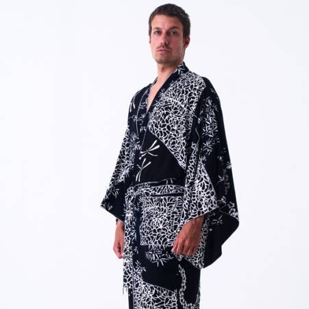 Hawaiianische Träume Langer Kimono-Bademantel für den Großhandel von Tropical Tantrum