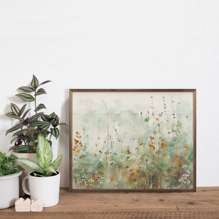 Kendrick Home - Wholesale Art Print - Field Of Green And Brown1