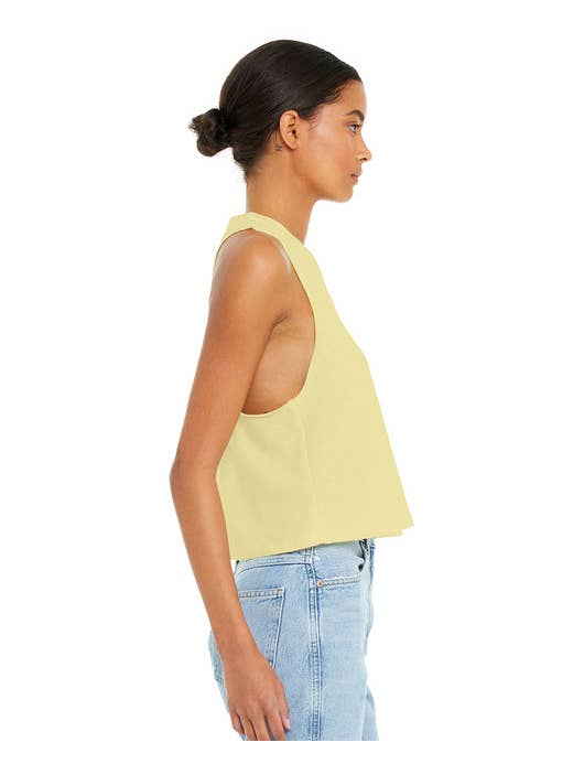 Total Apparel - Wholesale Tank Top - Women's - Bella + Canvas Ladies' Racerback Cropped Tank | 668217