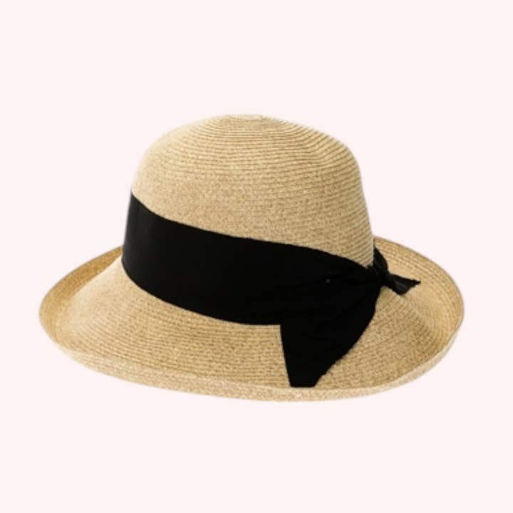 Queens INC - Wholesale Straw Hat - Women's - Fine Paper Braid Kettle Hat – Packable & Elegant Sun Hat