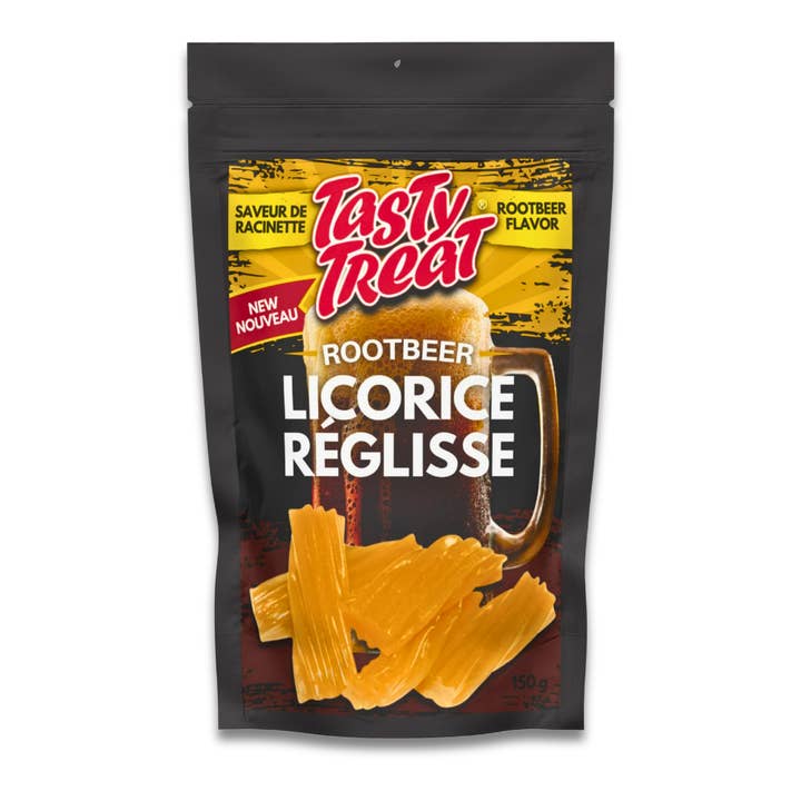 Rootbeer Licorice 150g for wholesale by Tasty Treat